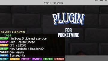 Plugin Tags (Galaxite) For PocketMine 1.17+