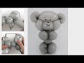 Как сделать медвежонка из одного шара для моделирования ШДМ 260