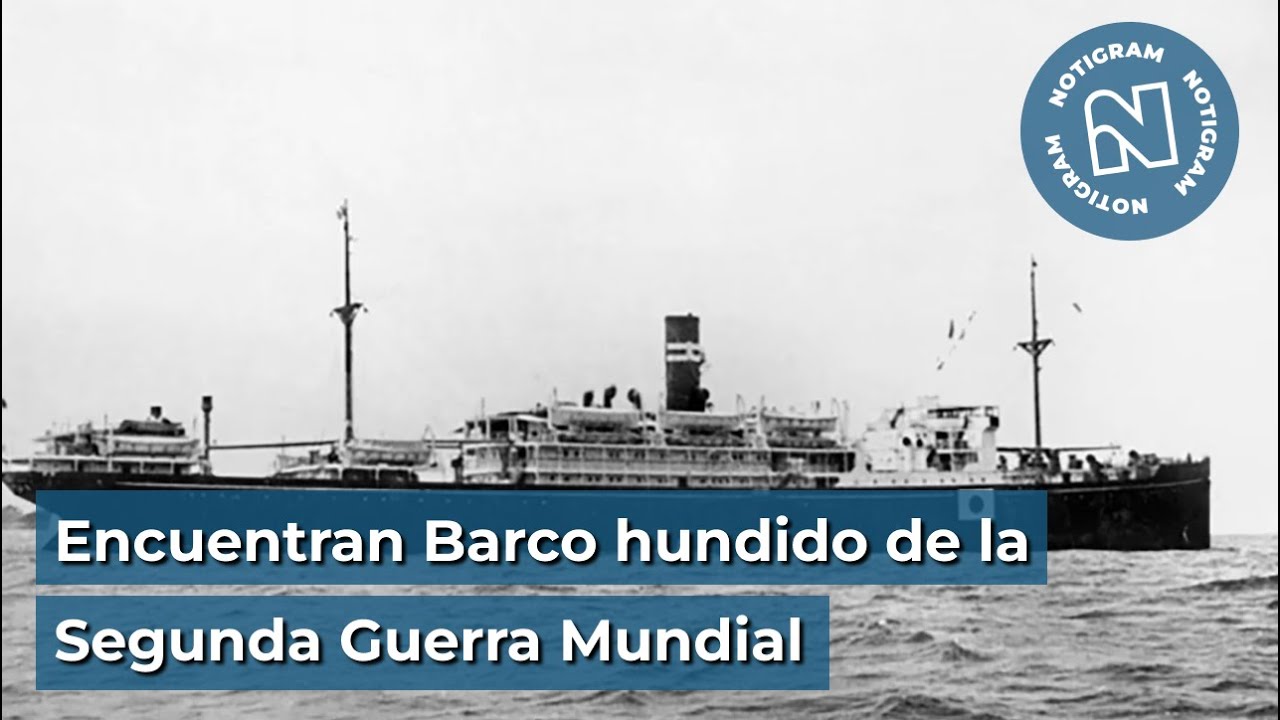 Encuentran barco hundido de la Segunda Guerra Mundial - YouTube