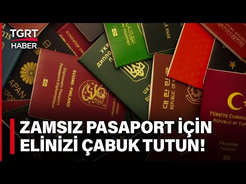 Türkiye Pasaport Fiyatlarında Zirvede! Pasaport Ücretleri Ne Kadar? - TGRT Haber