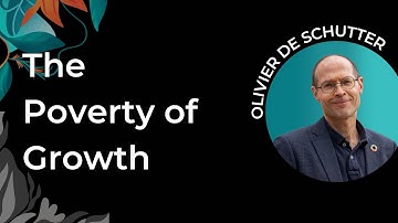 The Poverty of Growth | Olivier De Schutter