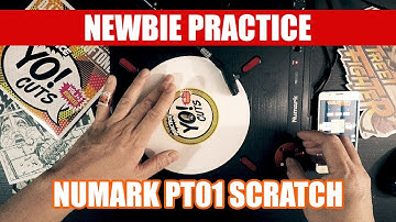 Beginner Scratch Practice on Numark PT01 Scratch