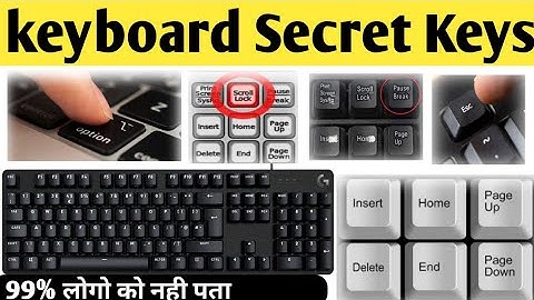 Keyboard Secret Keys | Keyboard Magical Keys | Great For You