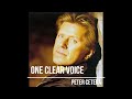 Peter Cetera  - One Clear Voice - Lyric & Terjemahan