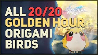 All 20 Golden Hour Origami Birds Locations Honkai Star Rail