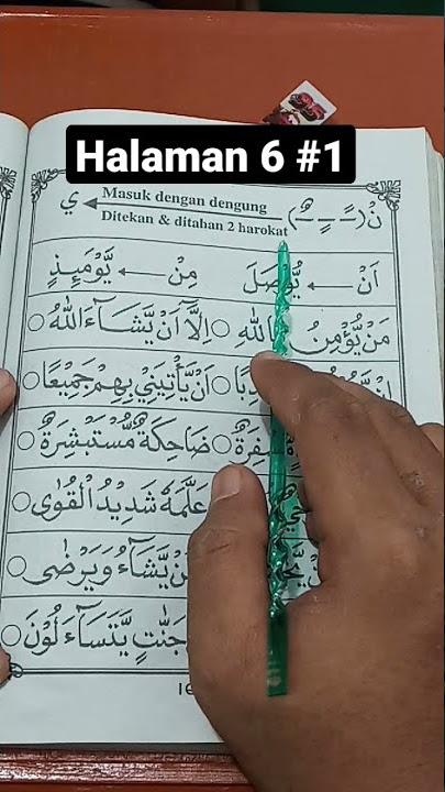 Halaman 6 #1 | Cara Baca Iqro 6