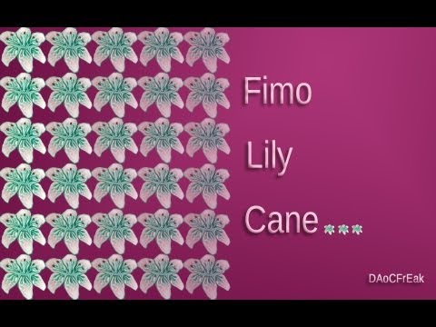 Video: Wie Man Eine Lilie Aus Fimo Macht