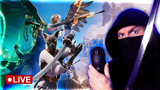 Grandmaster Shinobi Plays Zero Build SOLOS LIVE  Season 2 UPDATE of Fortnite