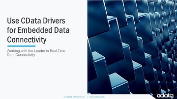 Embedded Connectivity with CData Drivers