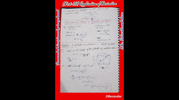 (Part -10) Application of derivative #derivatives #application #maths #youtubeshorts #shorts #short