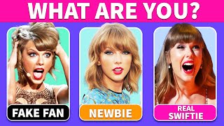 ‍♀Which Taylor Swift Fan are you? Swiftie TestMusic Quiz