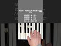 Adele - Rolling In The Deep | Easy Piano Tutorial (pt.3) #shorts #short #music #how #fyp #tutorial