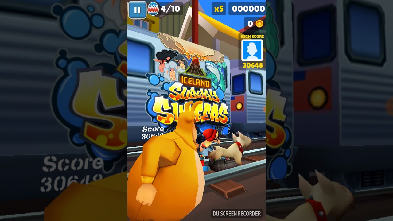 Играю в subway surf