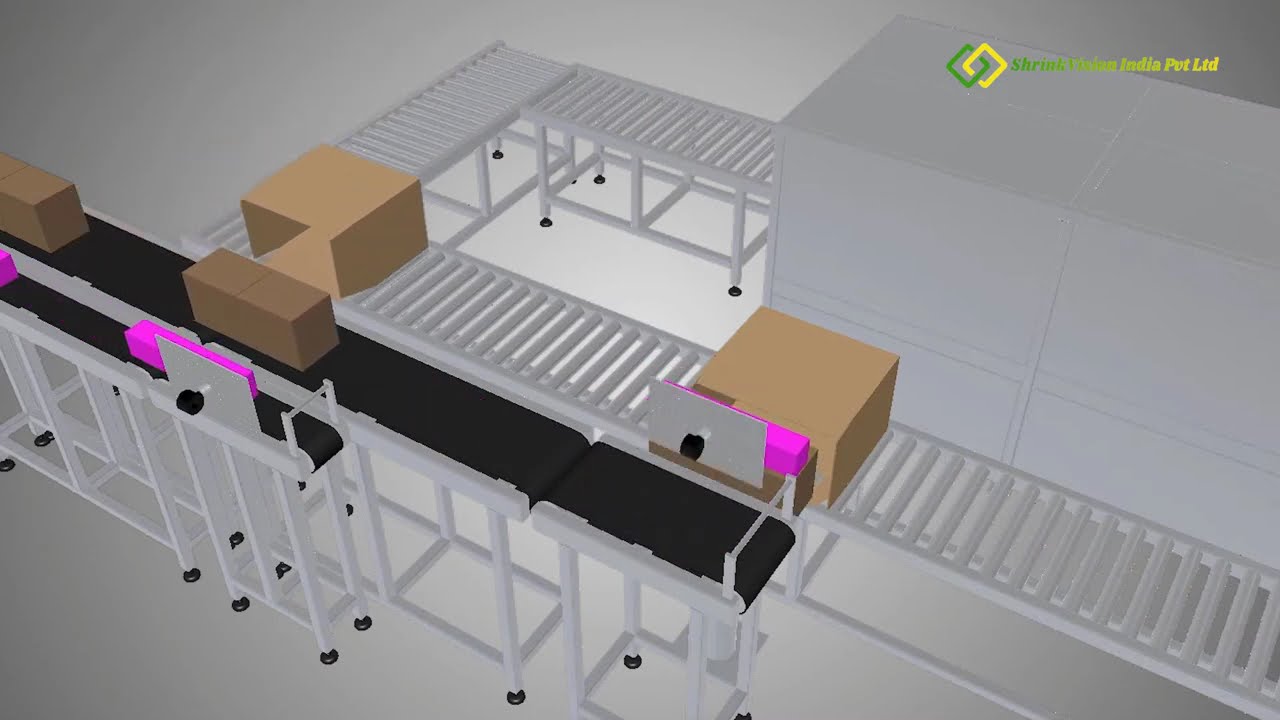 Carton Box Packaging Line | 3D Animation – 3D animation by Prolific 3D Tech