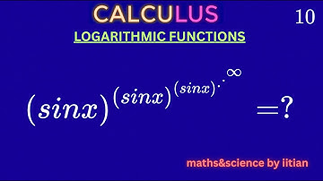 FUNCTIONS | Infinite Power Tower of sin x? Solved Using Lambert W! (JEE Advanced Level)