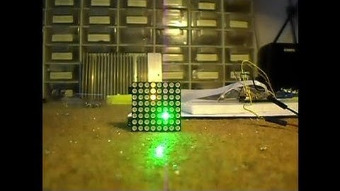 Laser Command   Arduino based laser pointer game on 8x8 matrix