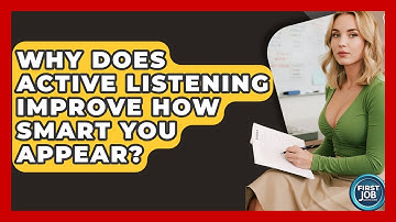 Why Does Active Listening Improve How Smart You Appear? - First Job Success Guide