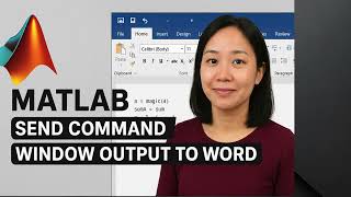 How to Copy and Paste MATLAB Command Window Output to Word