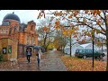 Walking London Greenwich in Autumn Rain ☔ - 4K Walk 2020