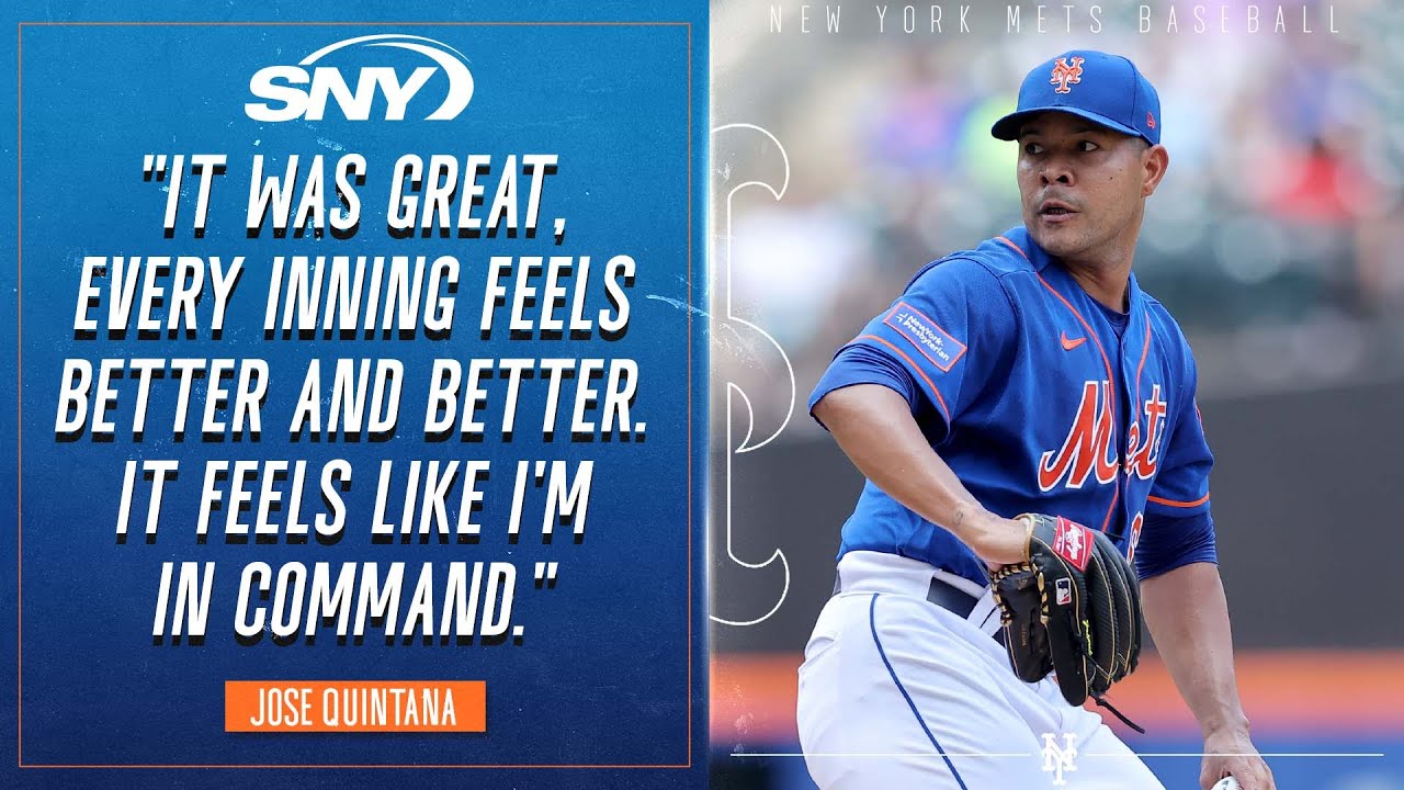 Jose Quintana on Mets debut: 'Every inning feels better and better