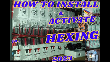 HOW TO INSTALL & ACTIVATE HEXING 2021/2023 PREPAID ENERGY METER.