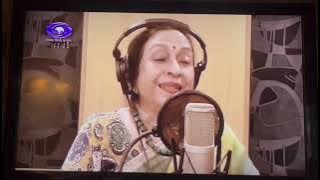 Singer Anupama Deshpande - humko aajkal hai itizar for Lata Mangeshkar on Doordarshan