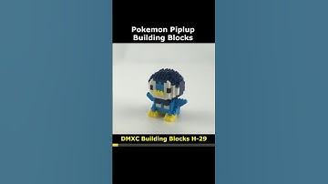 Pokemon Piplup H-29 Blocks Preview #DMXC #Piplup #Pokemon #H_29 #Lego #MiniBlock #NanoBlock