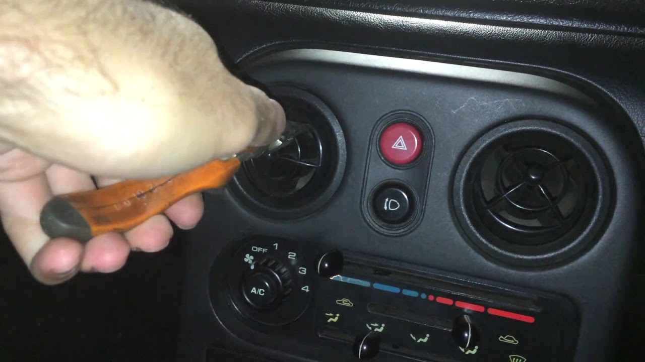Bad way to remove miata air vents YouTube