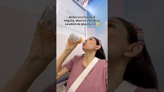 Antes era fondo al tequila, ahora es fondo al examen de glucosa 🤰🏻😅 #embarazo #bebeencamino