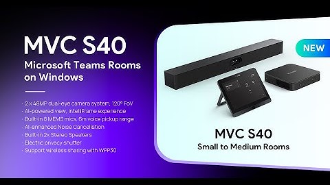 Yealink MVC S40 - Microsoft Teams Rooms System for Medium Rooms