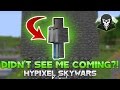 HOW DID HE NOT SEE ME?! CAMO CHALLENGE! ( Hypixel Skywars )