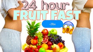 I ONLY ATE FRUITS for 24 HOURS | FRUIT CLEANSE |