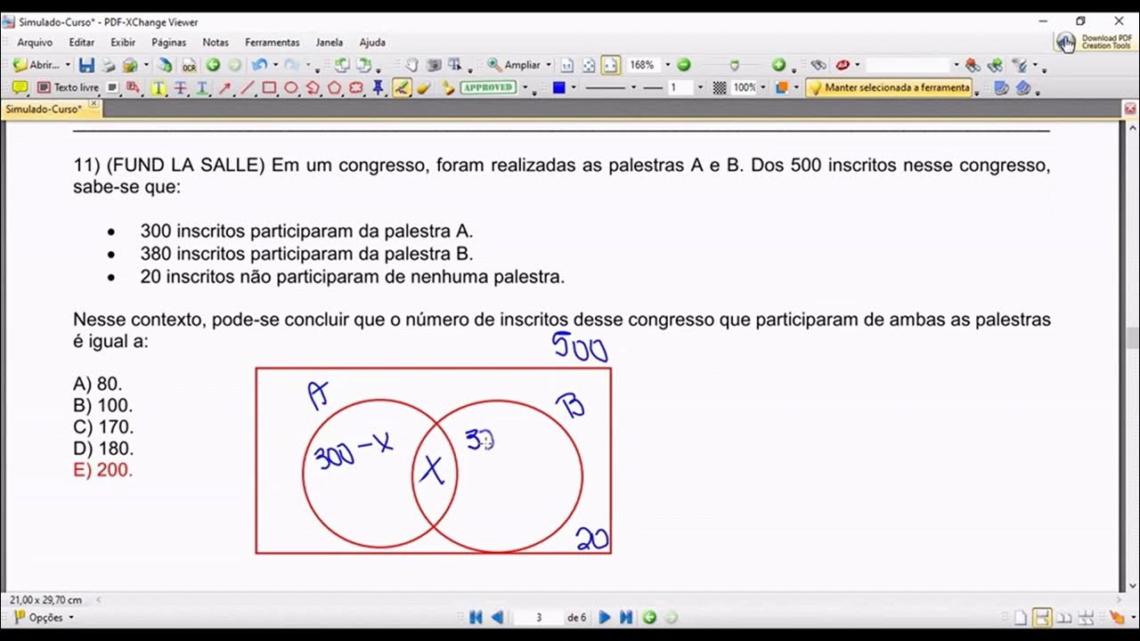 DIAGRAMAS DE VENN - Exercícios Resolvidos - YouTube