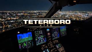 Busy New York Airspace at Night | Challenger 350