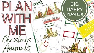 PLAN WITH ME | CUSTOM PATREON SPREAD FOR BETH | BIG HAPPY PLANNER DECEMBER MONTHLY