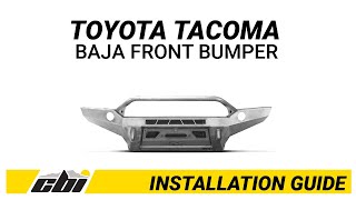 Toyota Tacoma Baja Front Bumper 20162022