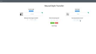 Fast Image Style Transfer Demo
