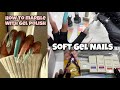 3XL SOFT GEL NAILS + SOLID NAIL GLUE | VARNAIL SOFT GEL NAIL TIP KIT | GEL X DUPE Nail Tutorial