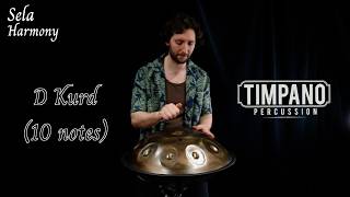 Sela Harmony Ember Steel Handpan - D Kurd (10 notes)