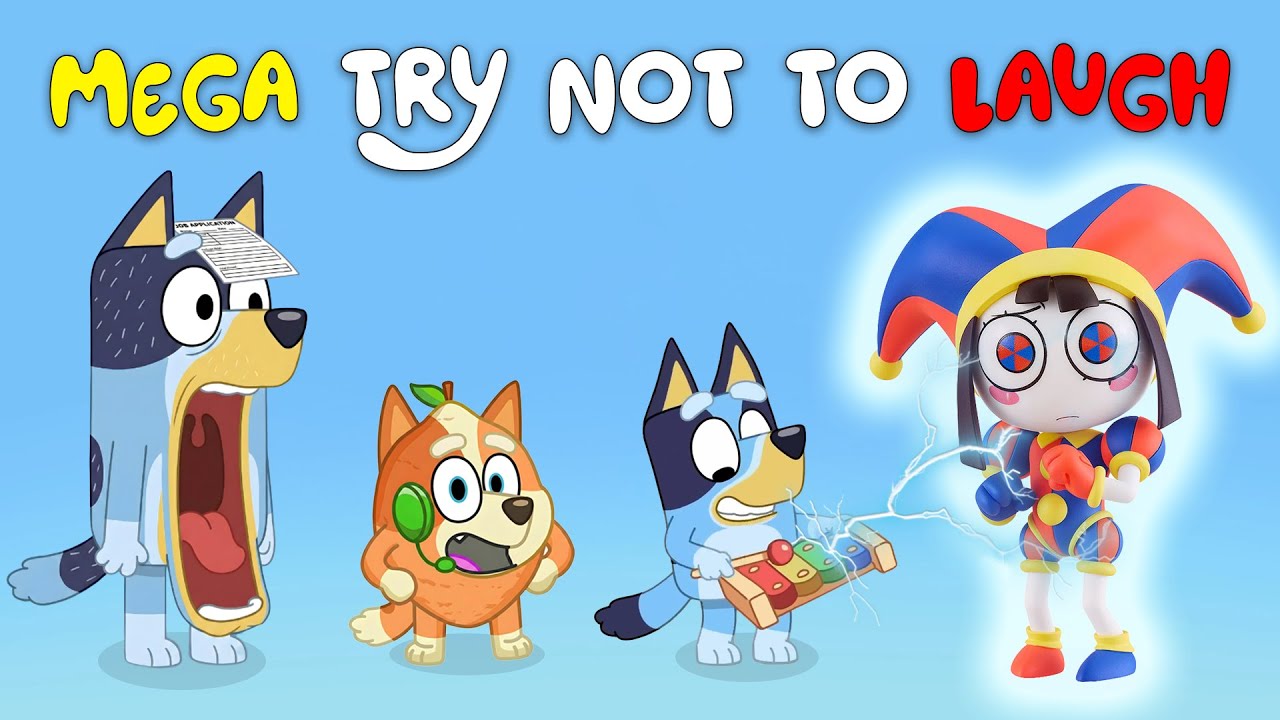 BLUEY TRY NOT TO LAUGH 🤡(DIGITAL CIRCUS)