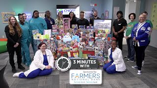 Choffin Students Donate Gifts to Akron Children's Hospital Mahoning Valley | 3 Minutes With 12-15-23