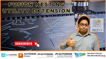 Autodesk Fusion Nesting Utility Extension