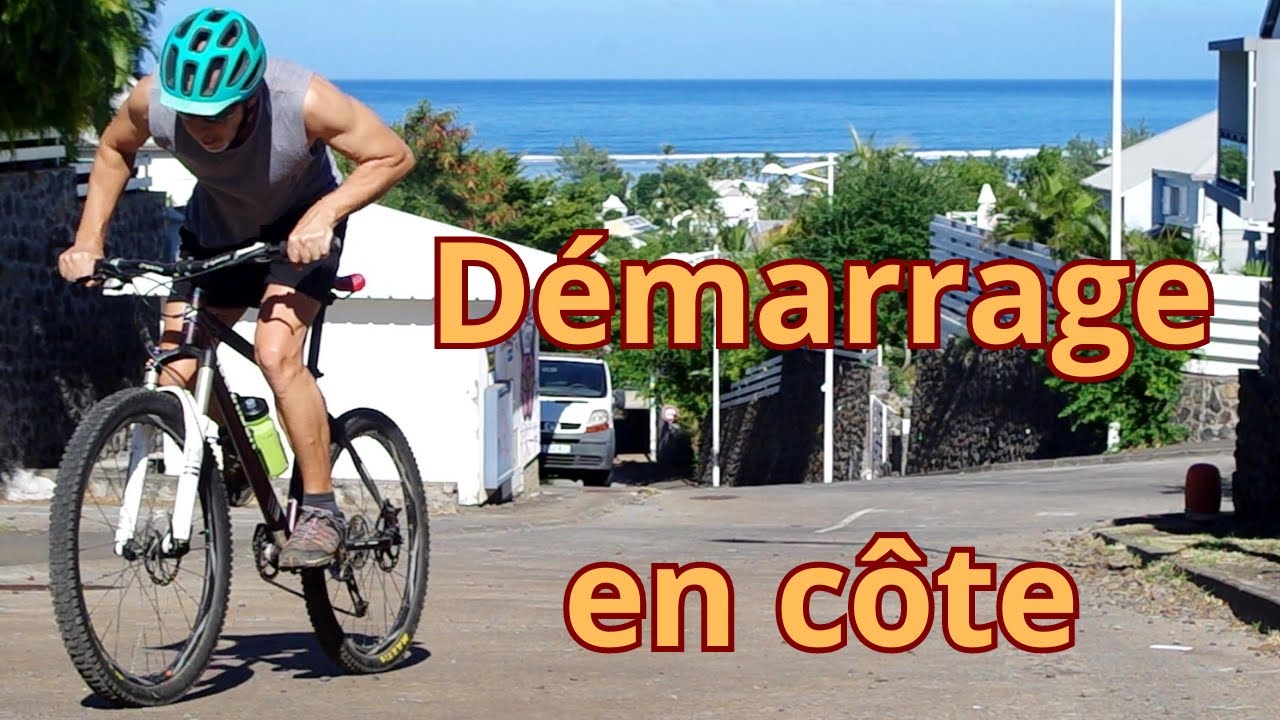 Démarrage en côte à vélo