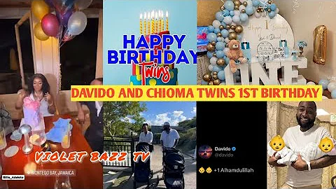 DAVIDO AND CHIOMA CELEBRATES THEIR TWINS 1ST BIRTHDAY IN GRAND STYLE