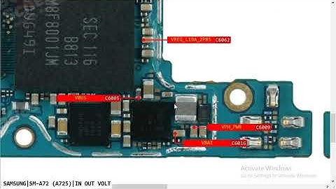 Samsung A72 SM A725 In Out Voltes Power Shot Problem Hardware Solution