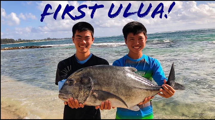 Ulua fishing- MY FIRST WHITE ULUA! -GT fishing -Night fishing