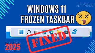 ​Fix Windows 11 Taskbar Freezing: Quick & Easy Solutions [UPDATED 2025] Profile