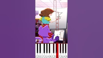 Drawing with Miss Delight and CatNap (@fash) Poppy Playtime 3 Animation - Octave Piano Tutorial