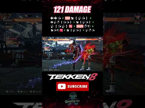 Fahkumram 121 DAMAGE Combo Tekken 8 Season 2 #shorts #tekken8 #youtubeshorts #shortvideo