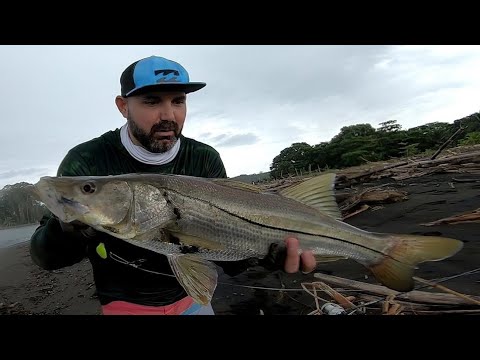 Costa Rica Robalo Pesca de Robalo en Costa Rica barra de Pacuare - YouTube
